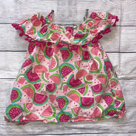 Tommy Bahama Watermelon Off Shoulder Top - Picture 1 of 4